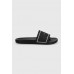 Calvin Klein γυναικεία παντόφλα slide σε μαύρο χρώμα με ιδιαίτερο σχέδιο HW0HW01976 BEH